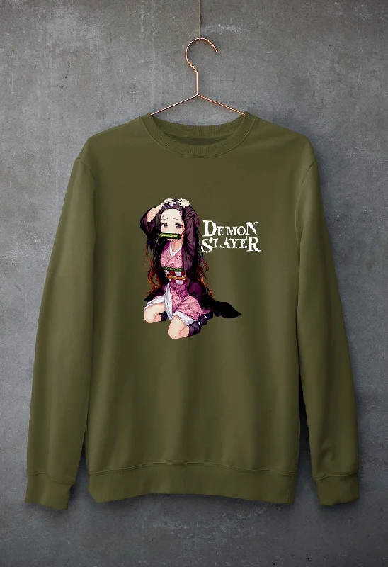 Demon Slayer Unisex Sweatshirt for Men/Women Hoodie with Earth Tones Natural Calm