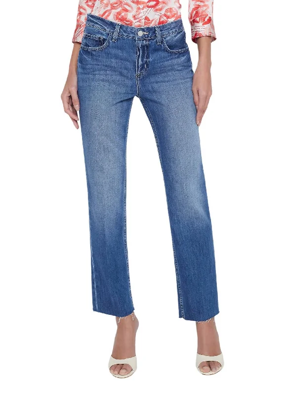 Milana Jean In Brentwood Trendy Low-Rise Bootcut Jeans
