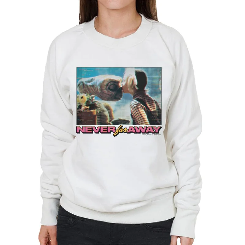 E.T. Never Far Away Women's Sweatshirt Cotton Hoodie Fleece Lining Warmth