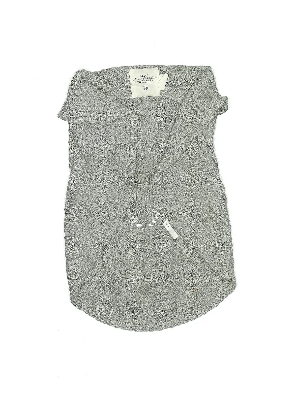 Sweater Vest Mesh Blend Leather Blend Suede Blend