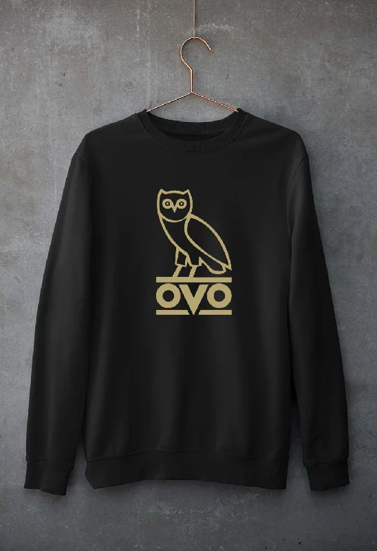 OVO Unisex Sweatshirt for Men/Women Hoodie with High Neck Warm Protective