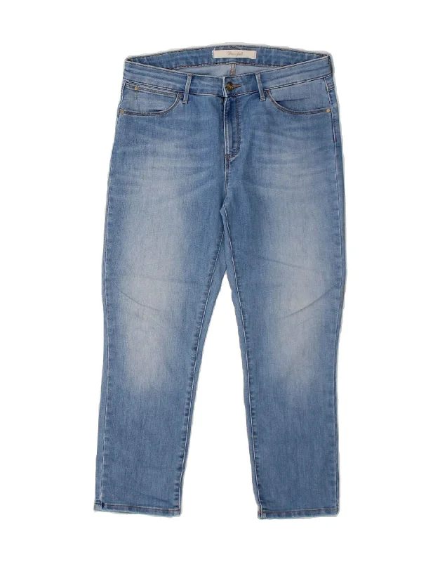 WRANGLER Womens Slim Jeans W30 L25  Blue Cozy Wide-Legged Jeans