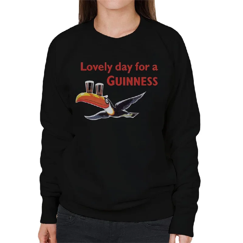 Lovely Day For A Guinness Women's Sweatshirt Hoodie with Hem Fringe Bohemian Relaxed Lovely Day For A Guinness Women's Sweatshirt Hoodie with Hem Fringe Bohemian Relaxed