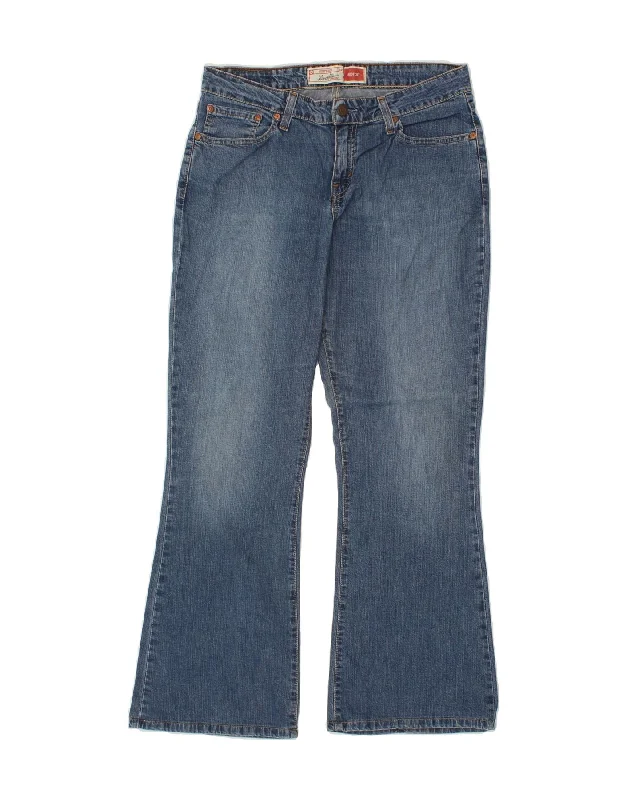 LEVI STRAUSS & CO Womens Bootcut Jeans W32 L31  Blue Cotton Classic Blue Denim Jeans