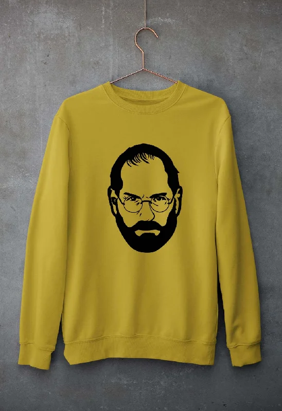 Steve Jobs Unisex Sweatshirt for Men/Women Zip Hoodie Drawstring Kangaroo Pocket