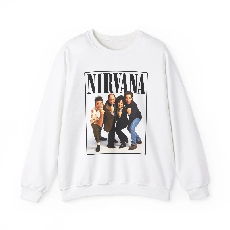 Nirvana Seinfeld Unisex Sweatshirt Hoodie with Sequins Glamorous Eye-catching