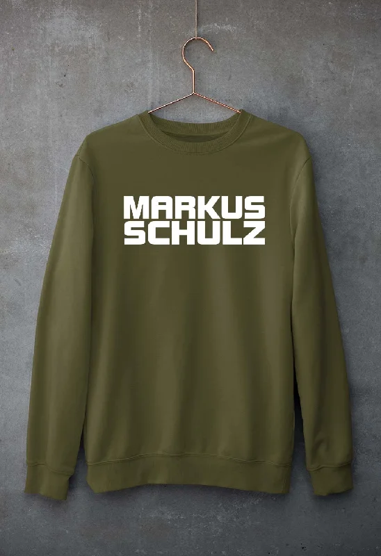 Markus Schulz Unisex Sweatshirt for Men/Women Hoodie with Raglan Sleeves Sporty Comfortable