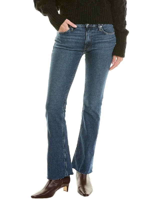 HUDSON Jeans Nico Mid-Rise Barefoot Bootcut Jean Cozy Relaxed Fit Denim Jeans