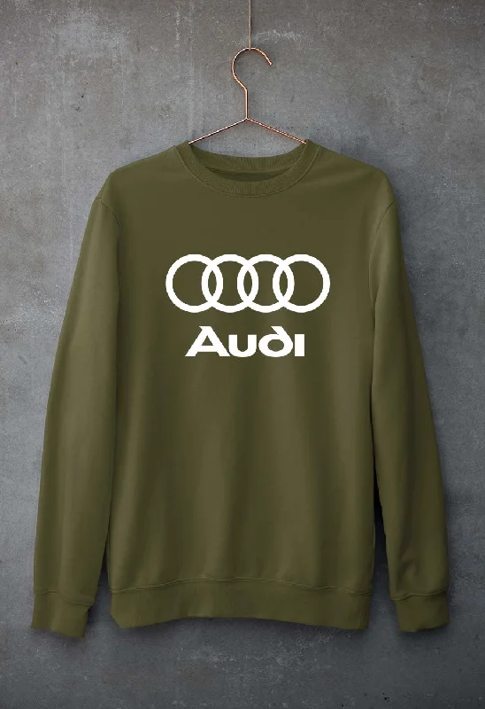 Audi Unisex Sweatshirt for Men/Women Hoodie with Emblem Brand Identity