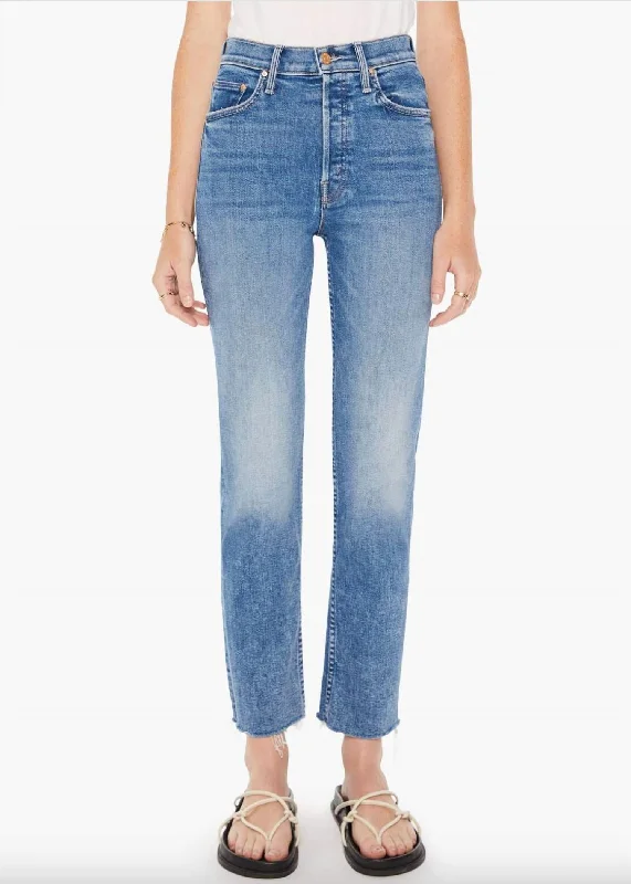Women's The Tomcat Ankle Fray Jean In Kitty Corner Lt Wash Trendy Colored Denim Jeans Women's The Tomcat Ankle Fray Jean In Kitty Corner Lt Wash Trendy Colored Denim Jeans