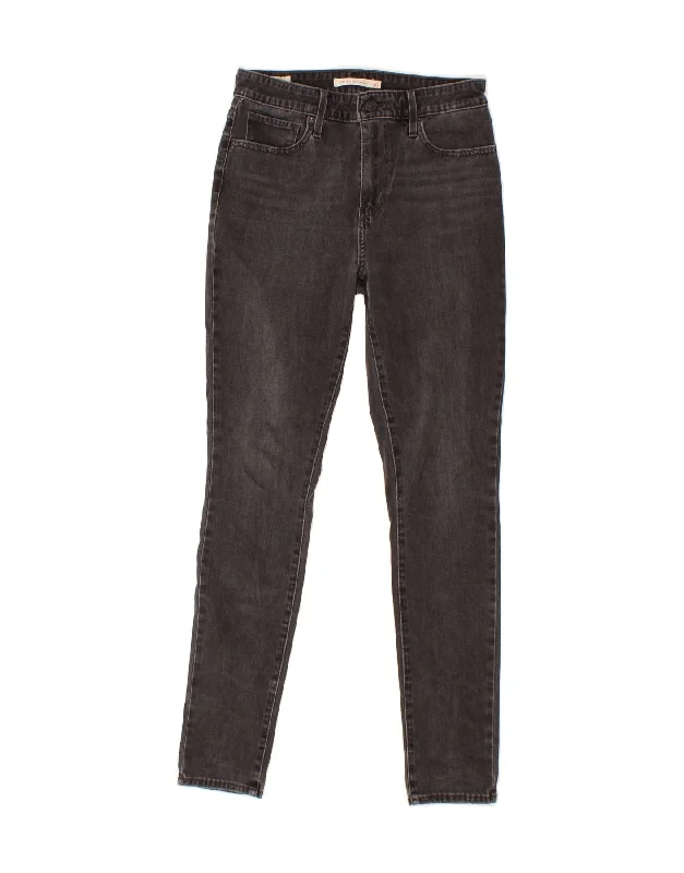 LEVI'S Womens 721 High Rise Skinny Jeans W29 L29 Grey Cotton Comfortable Straight-Legged Denim LEVI'S Womens 721 High Rise Skinny Jeans W29 L29 Grey Cotton Comfortable Straight-Legged Denim