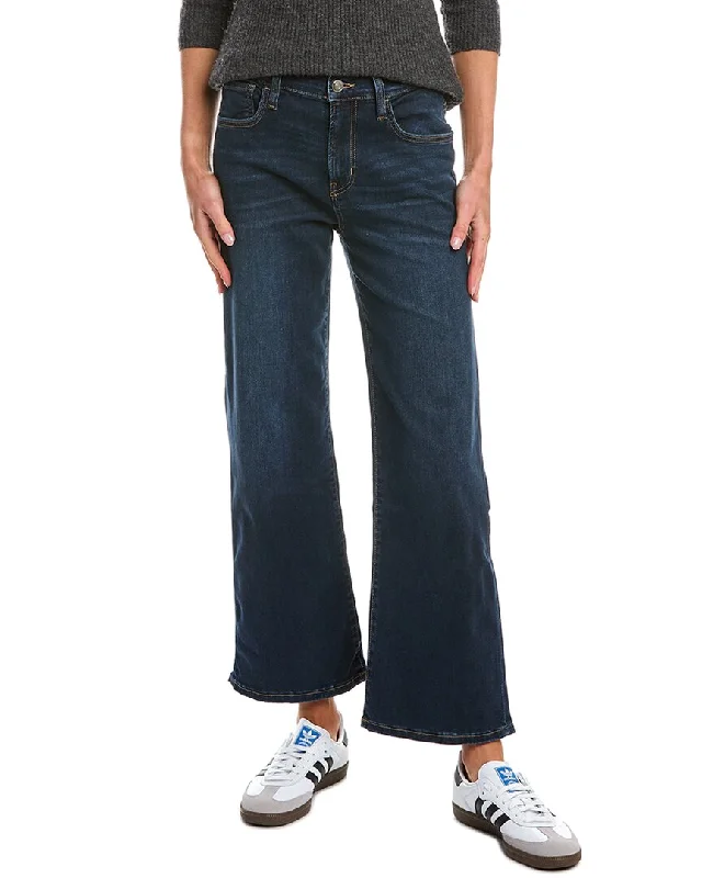 HUDSON Jeans Rosalie Venus Wide Leg Jean Comfortable Folded Hem Jeans