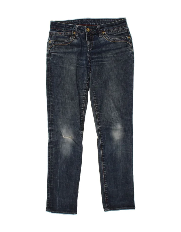 TOMMY HILFIGER Womens Slim Jeans W30 L28  Blue Cotton Classic Blue Denim Jeans