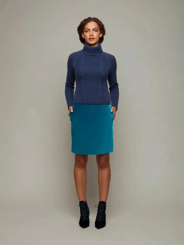 RESERVOIR | Cashmere Cable Knit Jumper Polka Dot Checkered Tartan