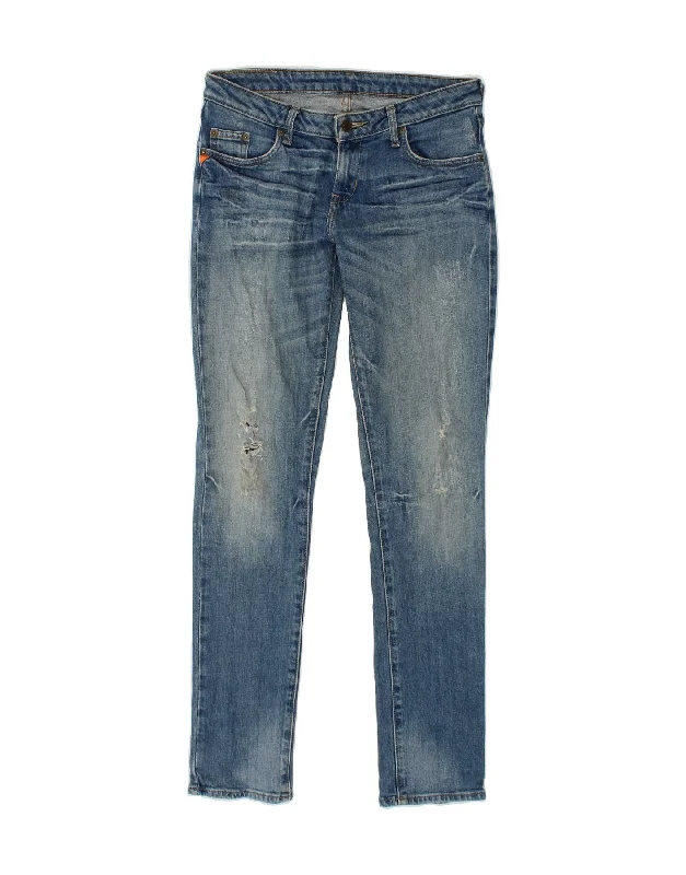 KAPPA Womens Slim Jeans W29 L32  Blue Cotton Casual Skinny Fit Jeans