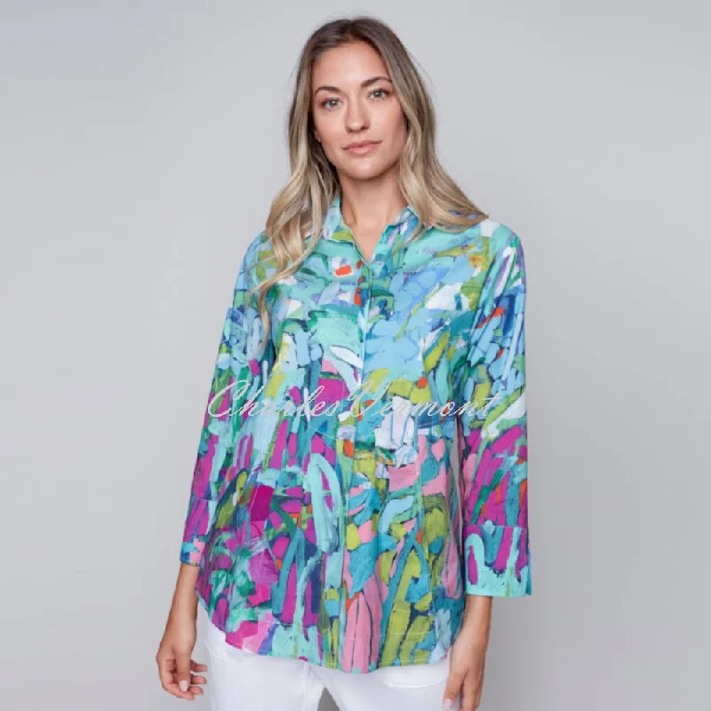 Claire Desjardins 'So Much Garden' Blouse - Style 91526 Airy Cotton Blouse