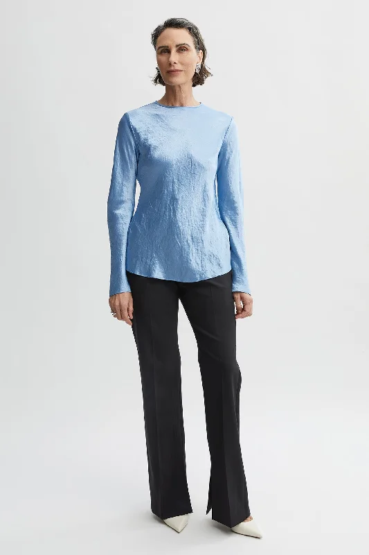 Laszlo Long Sleeve Blouse Sleeveless Chiffon Blouse