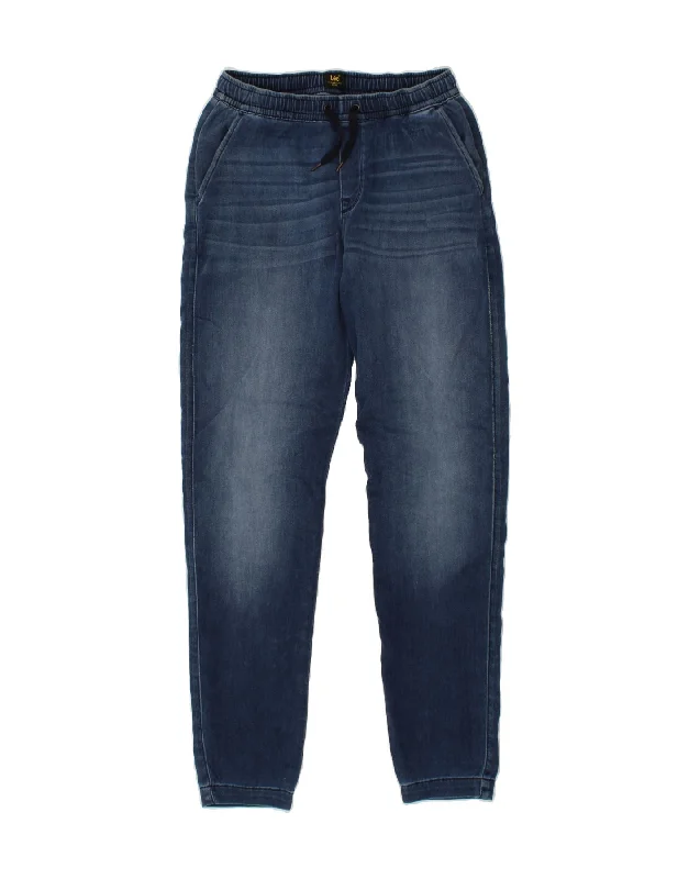 LEE Womens Joggers Slim Jeans Small W30 L31  Blue Cotton Casual Light Wash Jeans