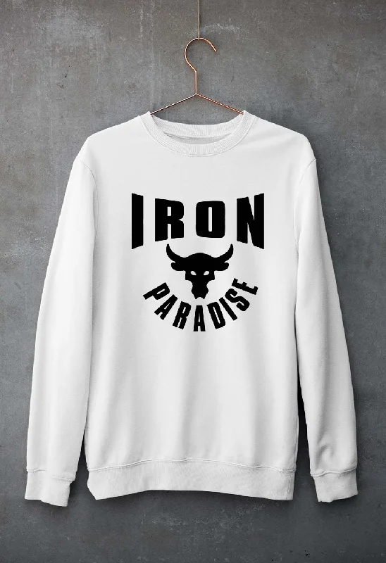 Iron Paradise Unisex Sweatshirt for Men/Women Hoodie with Double Zipper Versatile Adjustable Iron Paradise Unisex Sweatshirt for Men/Women Hoodie with Double Zipper Versatile Adjustable