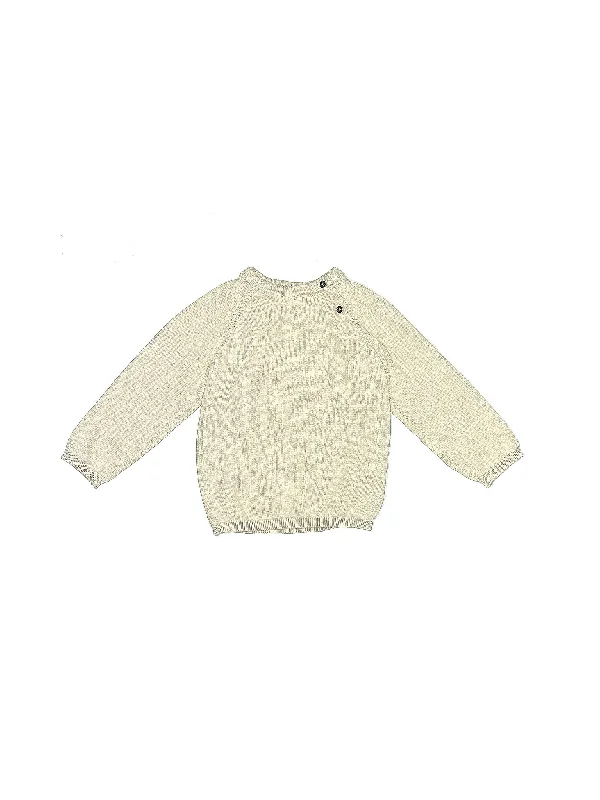 Pullover Sweater Glossy Satin Silk