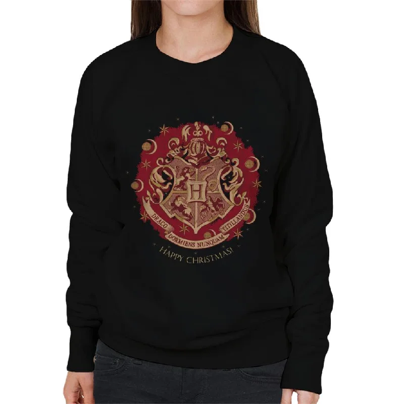 Harry Potter Christmas Hogwarts Crest Women's Sweatshirt Hoodie with Pattern Geometric Abstract Harry Potter Christmas Hogwarts Crest Women's Sweatshirt Hoodie with Pattern Geometric Abstract