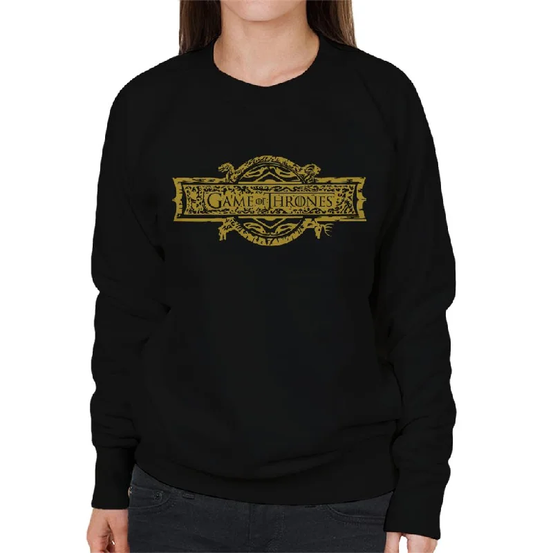 Game Of Thrones Opening Scene Logo Women's Sweatshirt Hoodie with Hem Patch Decorative Personalized Game Of Thrones Opening Scene Logo Women's Sweatshirt Hoodie with Hem Patch Decorative Personalized