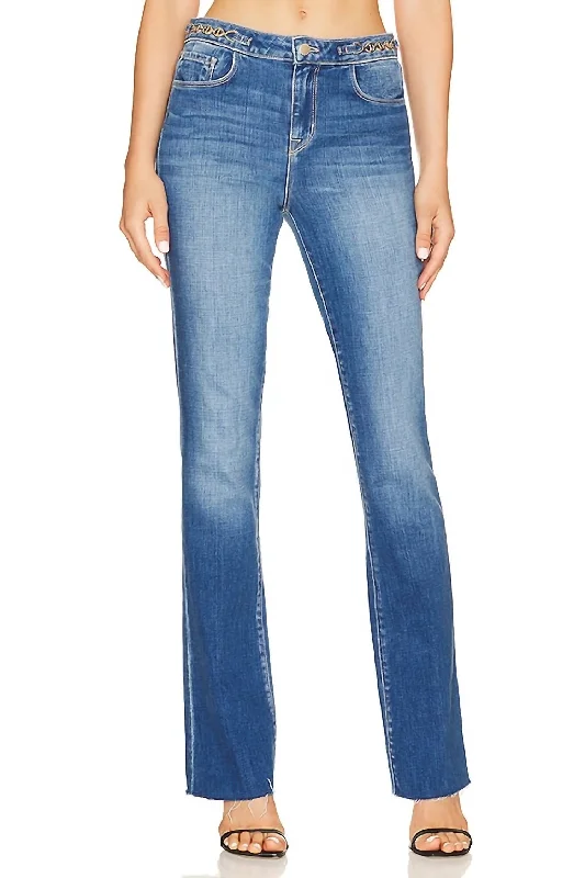 Ruth High Rise Straight Gold Chain Jean In Century Comfortable Straight-Legged Denim Ruth High Rise Straight Gold Chain Jean In Century Comfortable Straight-Legged Denim