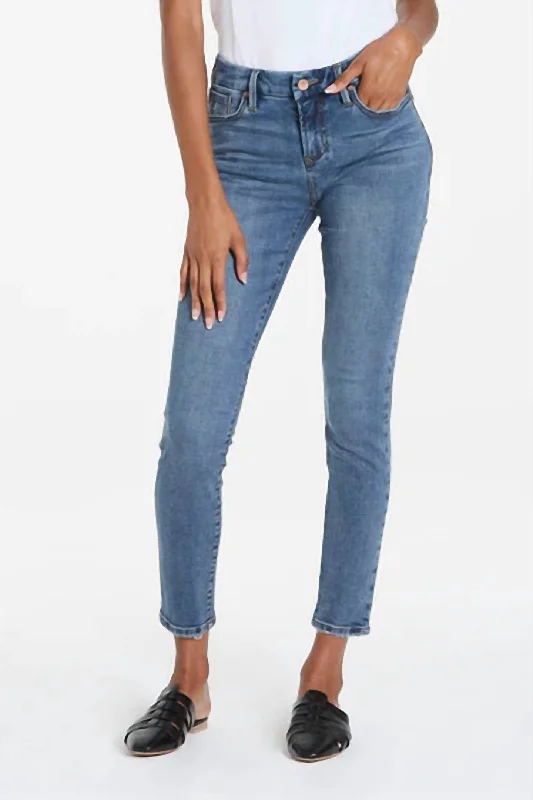 Gisele Mid Rise Skinny Jean In Atmore Cozy Relaxed Fit Jeans