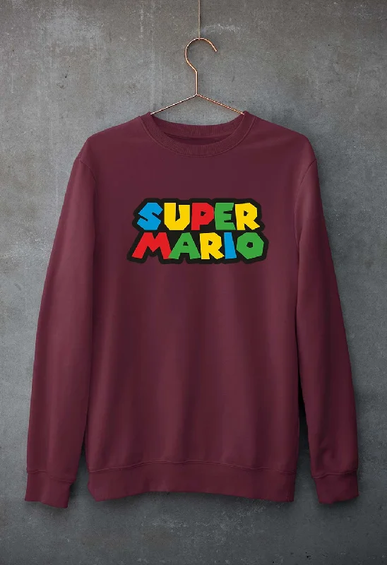 Super Mario Unisex Sweatshirt for Men/Women Hoodie with Oversized Fit Loose Comfortable Super Mario Unisex Sweatshirt for Men/Women Hoodie with Oversized Fit Loose Comfortable