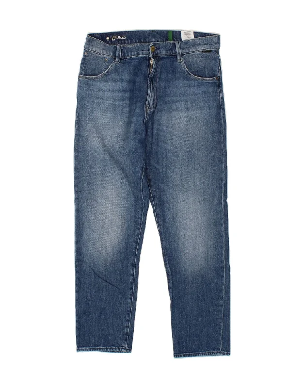 G-STAR Womens Virginia Slim Jeans W30 L30  Blue Cotton Elegant Bootcut Fit Jeans