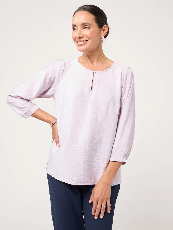 Louisa 3/4 Sleeve Blouse Subtle Shimmer Blouse