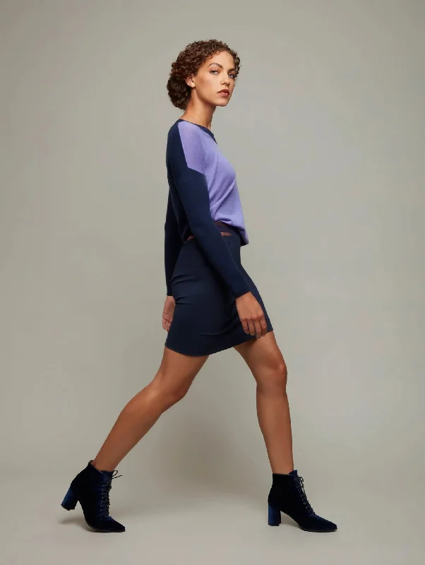 WELL | Cashmere Reversible Sweater Lace Blend Ribbed Blend Corduroy Blend