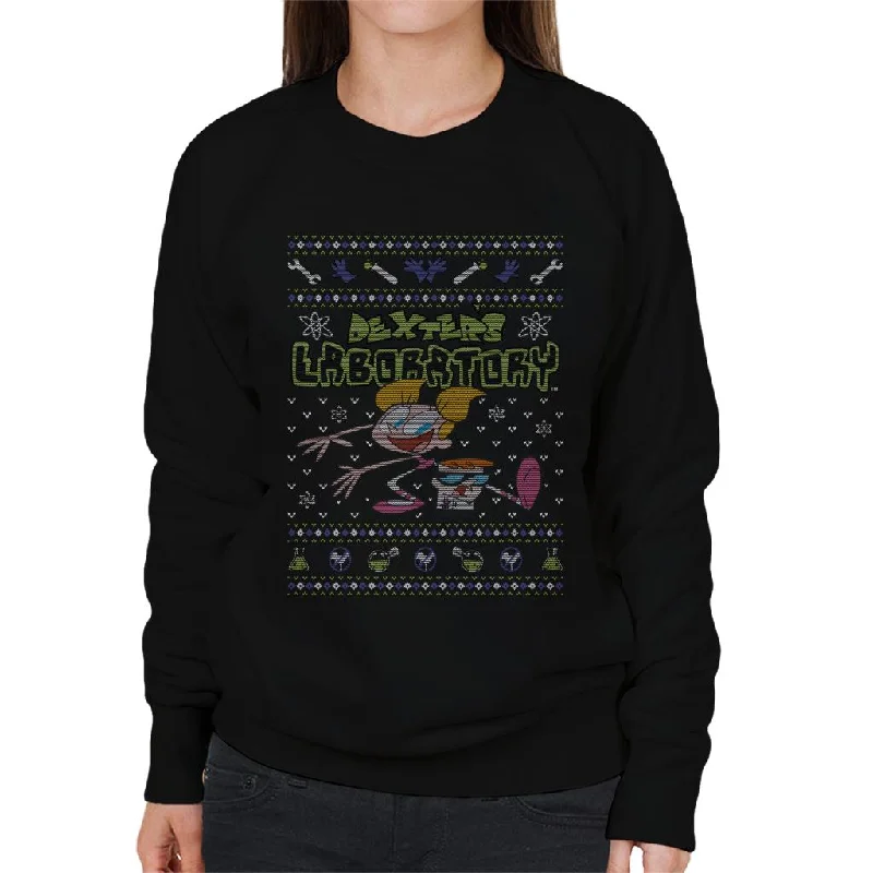 Dexter's Laboratory Christmas Dee Dee And Dexter Women's Sweatshirt Hoodie with Hood Adjustable Protection Dexter's Laboratory Christmas Dee Dee And Dexter Women's Sweatshirt Hoodie with Hood Adjustable Protection