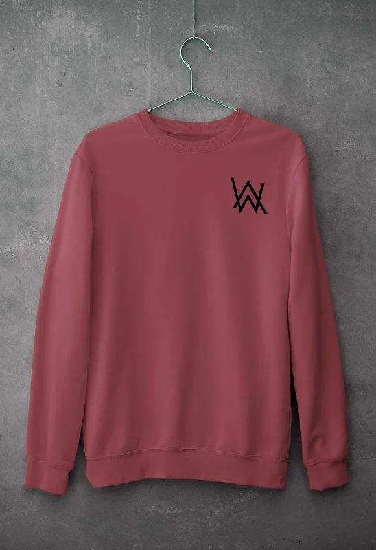 Alan Walker Logo Unisex Sweatshirt for Men/Women Hoodie with Zipper Placket Modern Functional