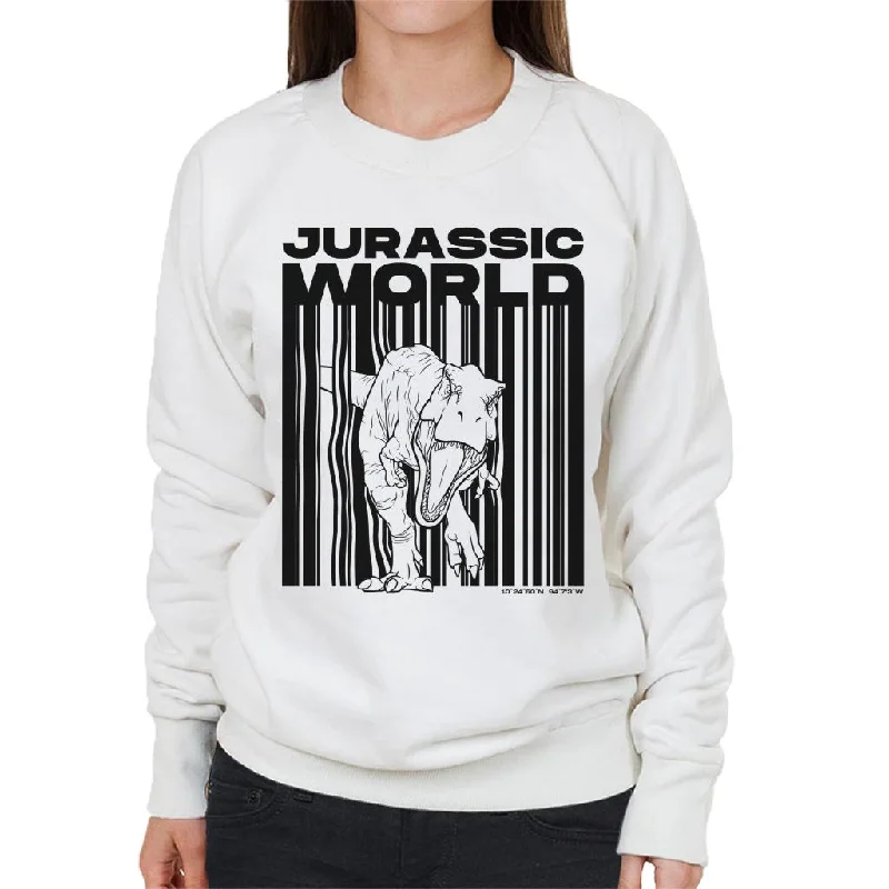 Jurassic World Tyrannosaurus Rex Women's Sweatshirt Hoodie with Camouflage Military Edgy