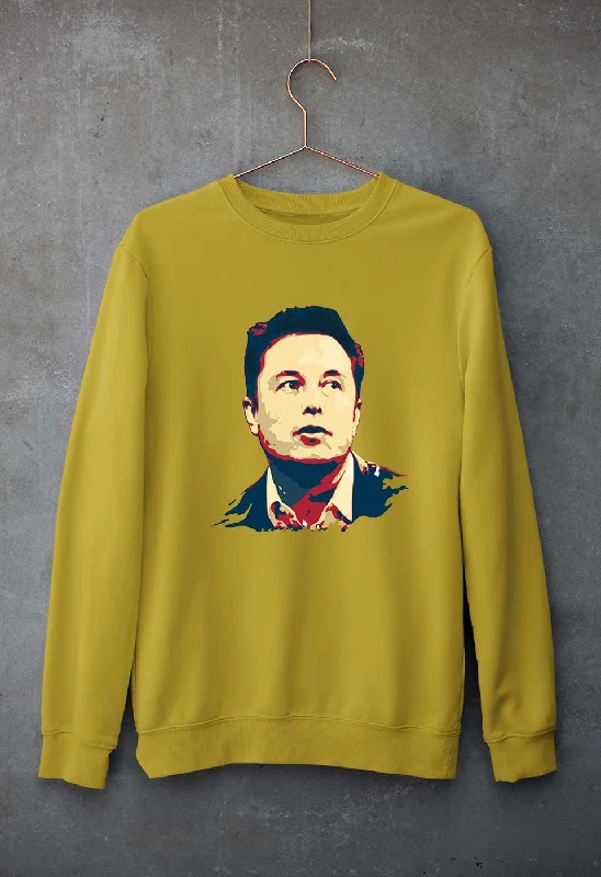 Elon Musk Unisex Sweatshirt for Men/Women Hoodie with Gradient Ombre Colorful