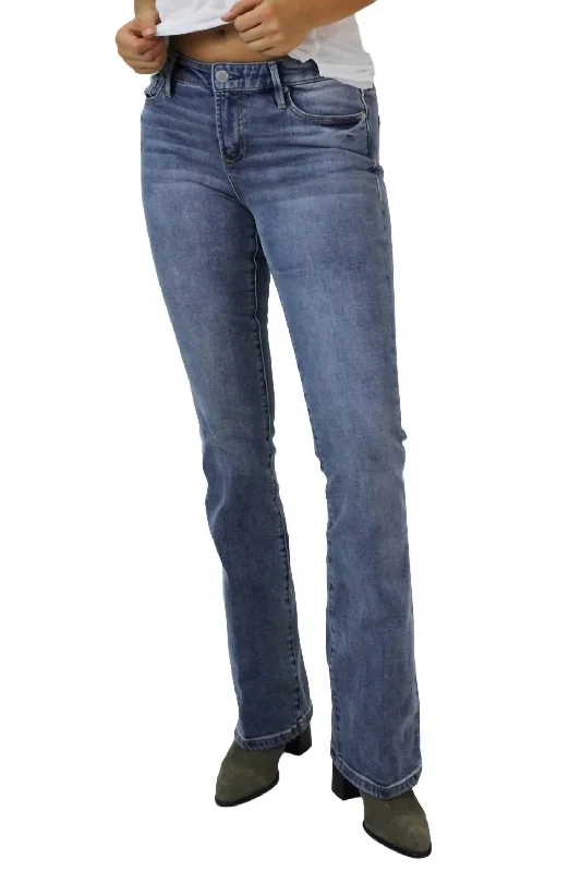 Jax Bootcut Jeans In Waikiki Comfortable Faded High-Rise Jeans