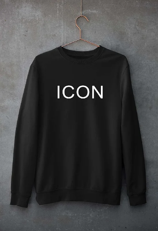 ICON Unisex Sweatshirt for Men/Women Hoodie with Illustration Artistic Creative