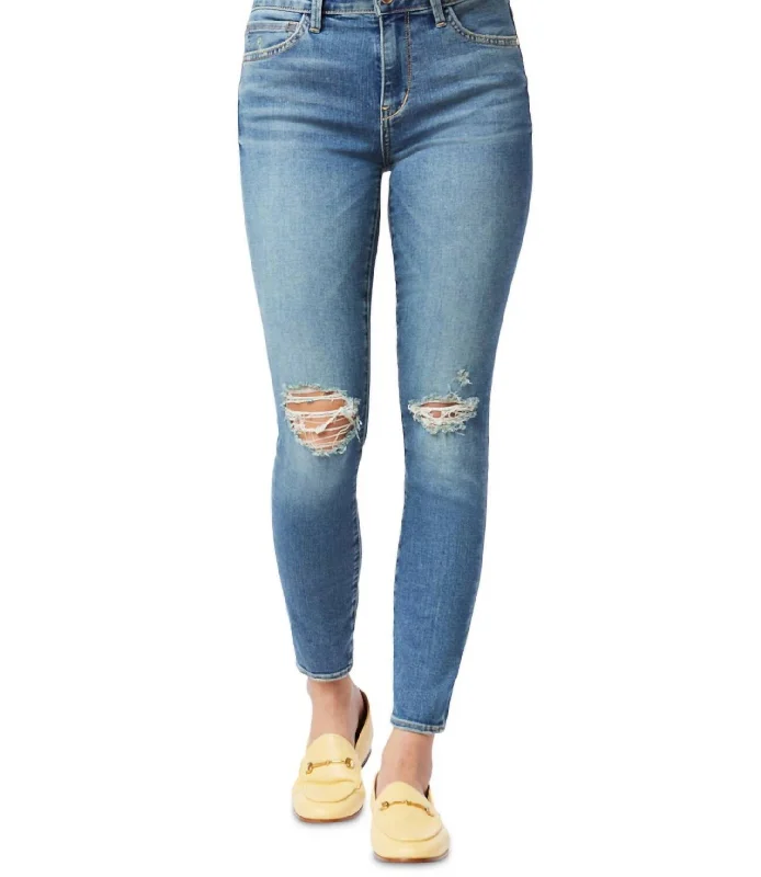 Kitten Mid-Rise Skinny Ankle Jean In Katmai Trendy Classic Fit Jeans