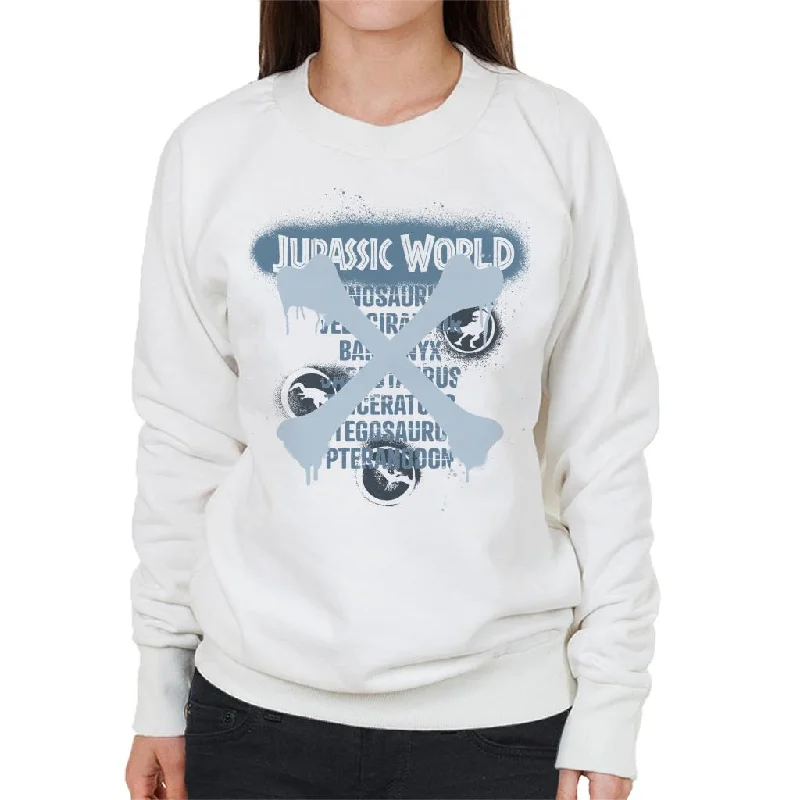 Jurassic World Types Of Dinosaurs Women's Sweatshirt Hooded Sweatshirt Casual Wear Street Style