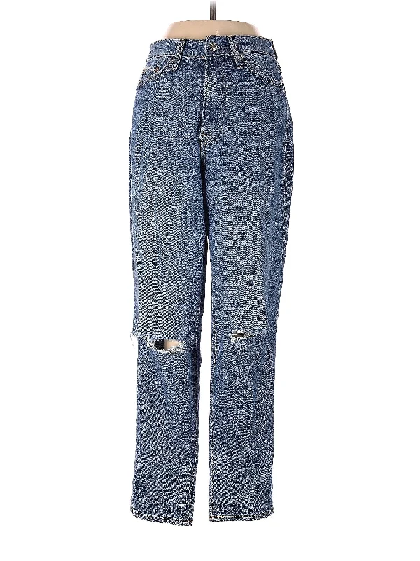 Jeans Stylish Paperbag Waist Denim
