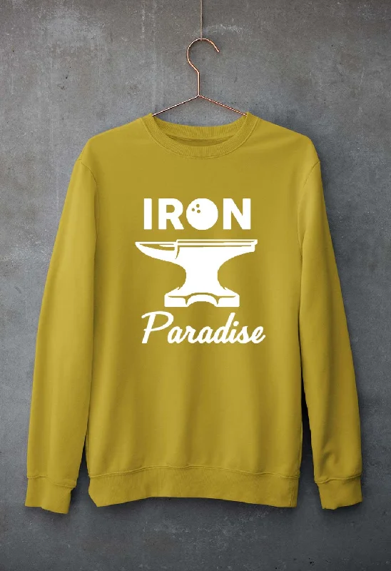 Iron Paradise Unisex Sweatshirt for Men/Women Hoodie with Velcro Closure Adjustable Secure