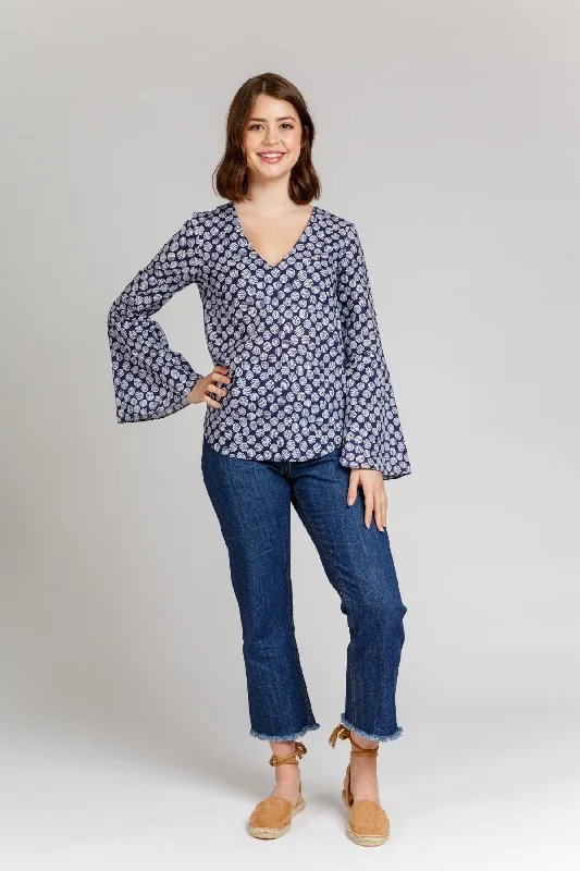 Dove Blouse Polished Work Blouse