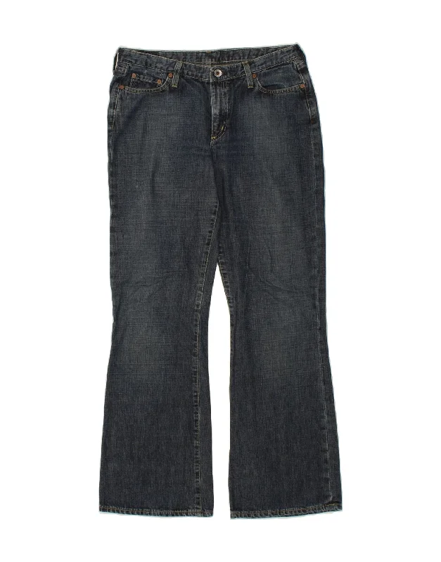 G-STAR Womens Bootcut Jeans W30 L31 Navy Blue Chic Double Waistband Jeans