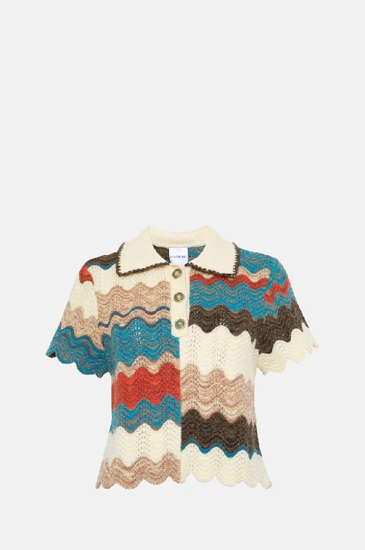 Nadine Sweater Autumn Wave Slim Fit Regular Fit Oversized
