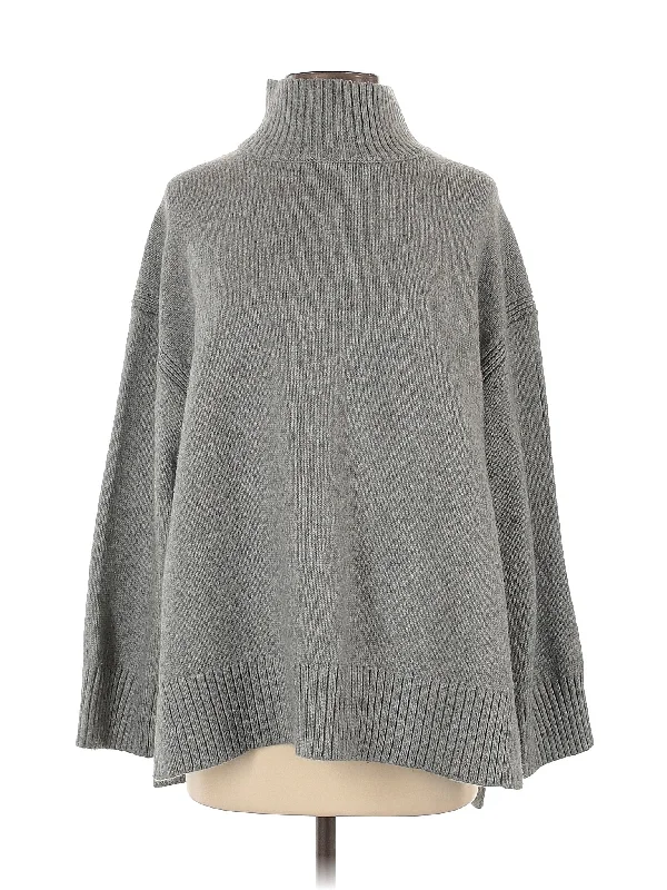 Turtleneck Sweater Houndstooth Herringbone Solid