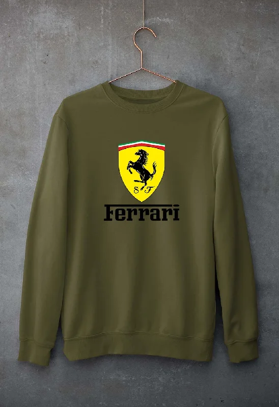 Ferrari Unisex Sweatshirt for Men/Women Hoodie with Hem Elastic Stretchable Comfortable Ferrari Unisex Sweatshirt for Men/Women Hoodie with Hem Elastic Stretchable Comfortable