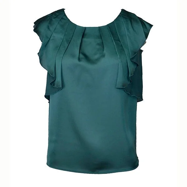 Alessandra's Blouse Silky Tunic Blouse