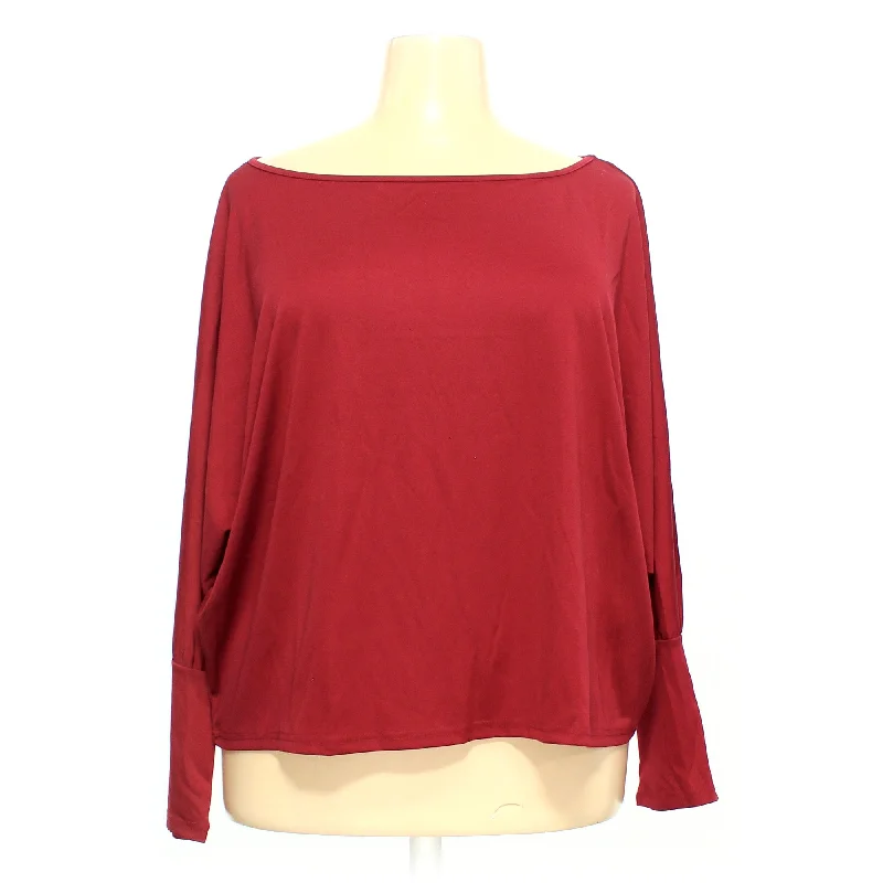 Shein Curve Maroon Womens Blouse Sz 3X Chic Sleeveless Blouse