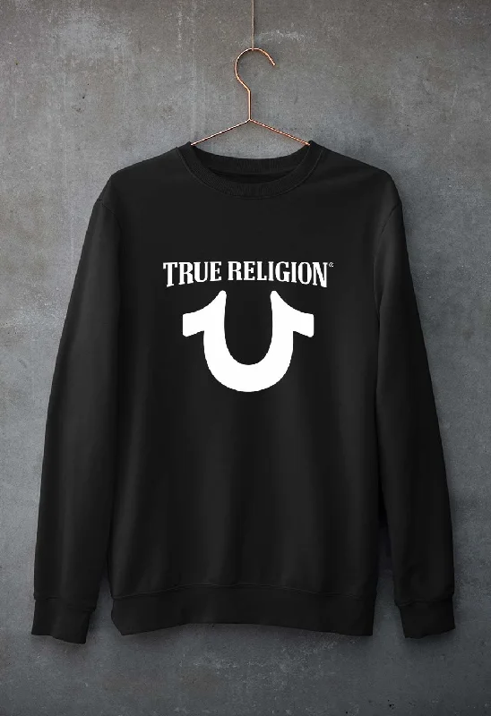 True Religion Unisex Sweatshirt for Men/Women Hoodie with Hem Drawcord Adjustable Customizable True Religion Unisex Sweatshirt for Men/Women Hoodie with Hem Drawcord Adjustable Customizable